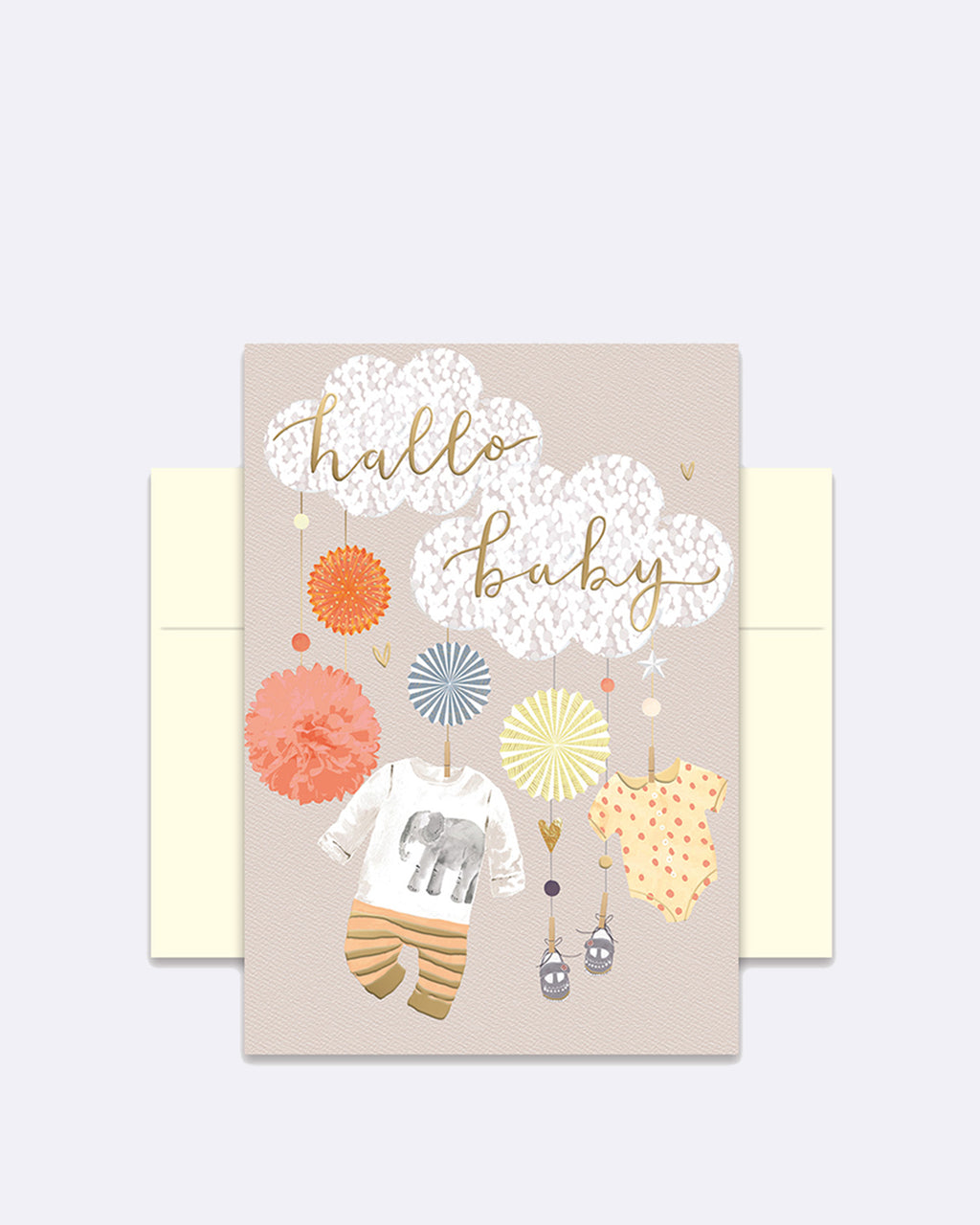 Carte double - LT342 - Hello Baby