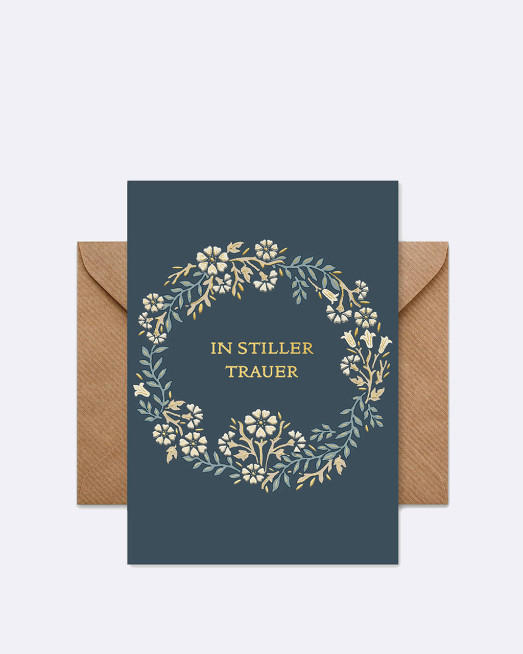 Carte double - LT353 - En deuil silencieux