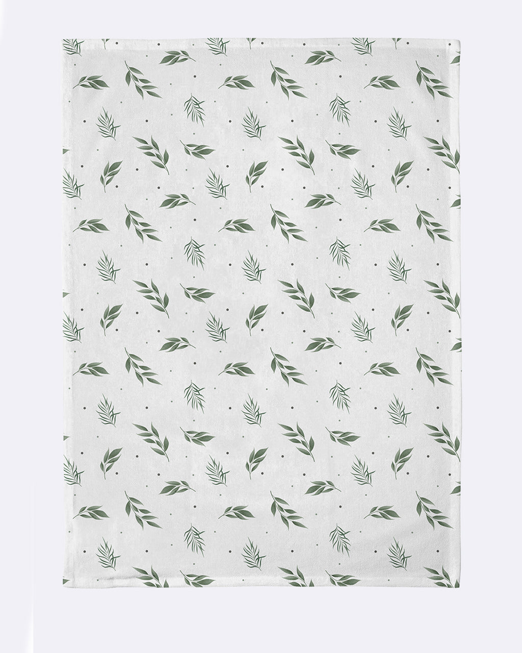 Torchon de cuisine bio Feuilles élégantes