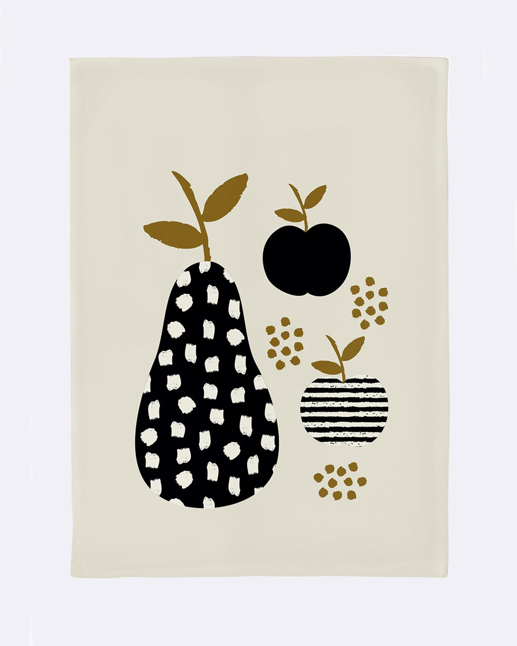 Torchon de cuisine bio pomme et poire