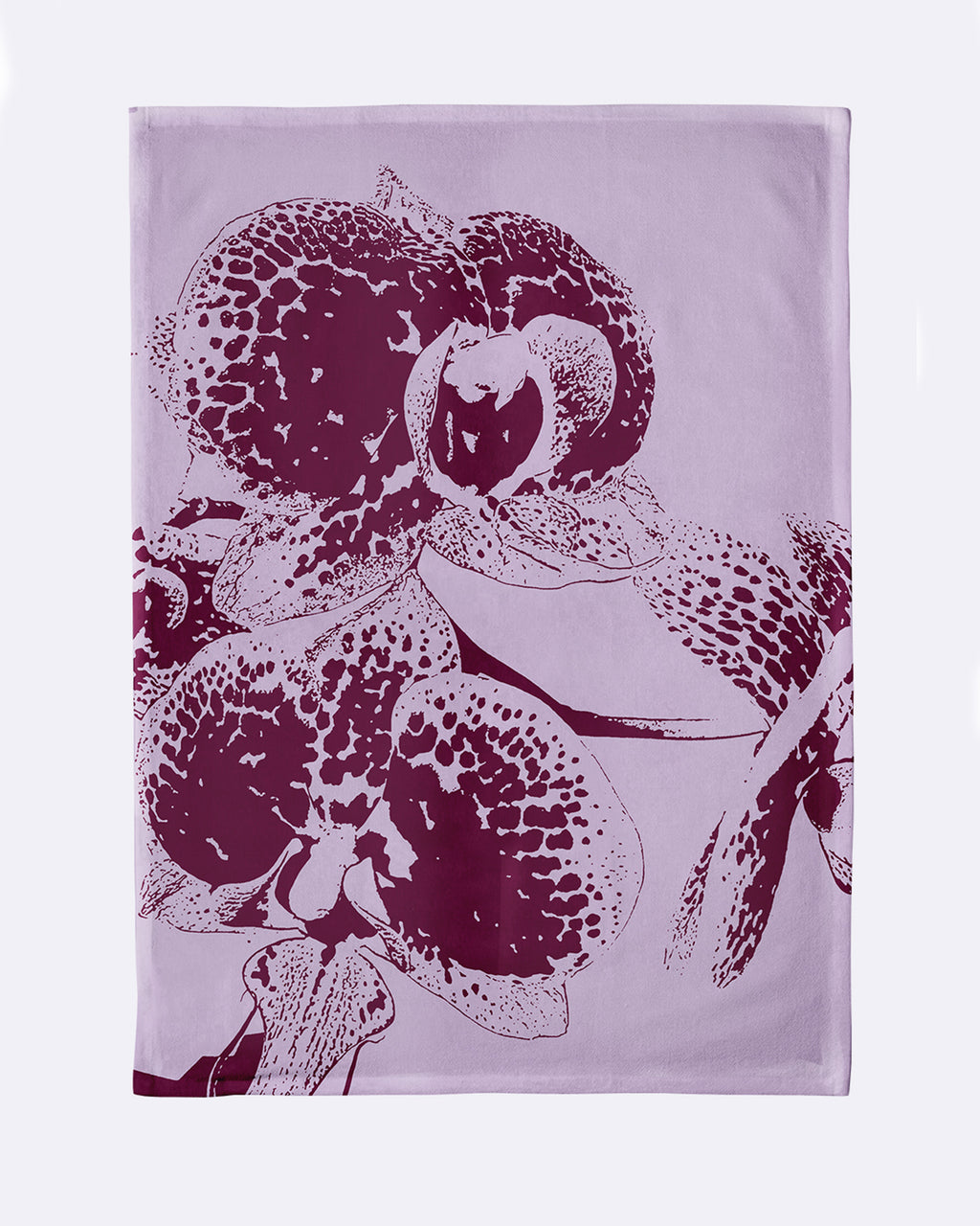 Torchon de cuisine bio Orchidée