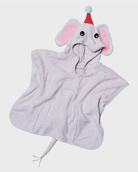Organic Towel Poncho - Elephant