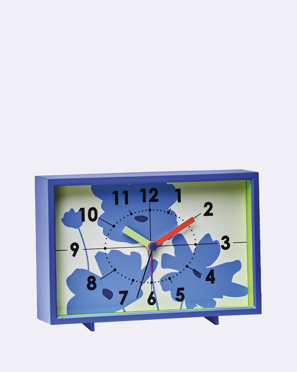 vintage clock transcience of a flower