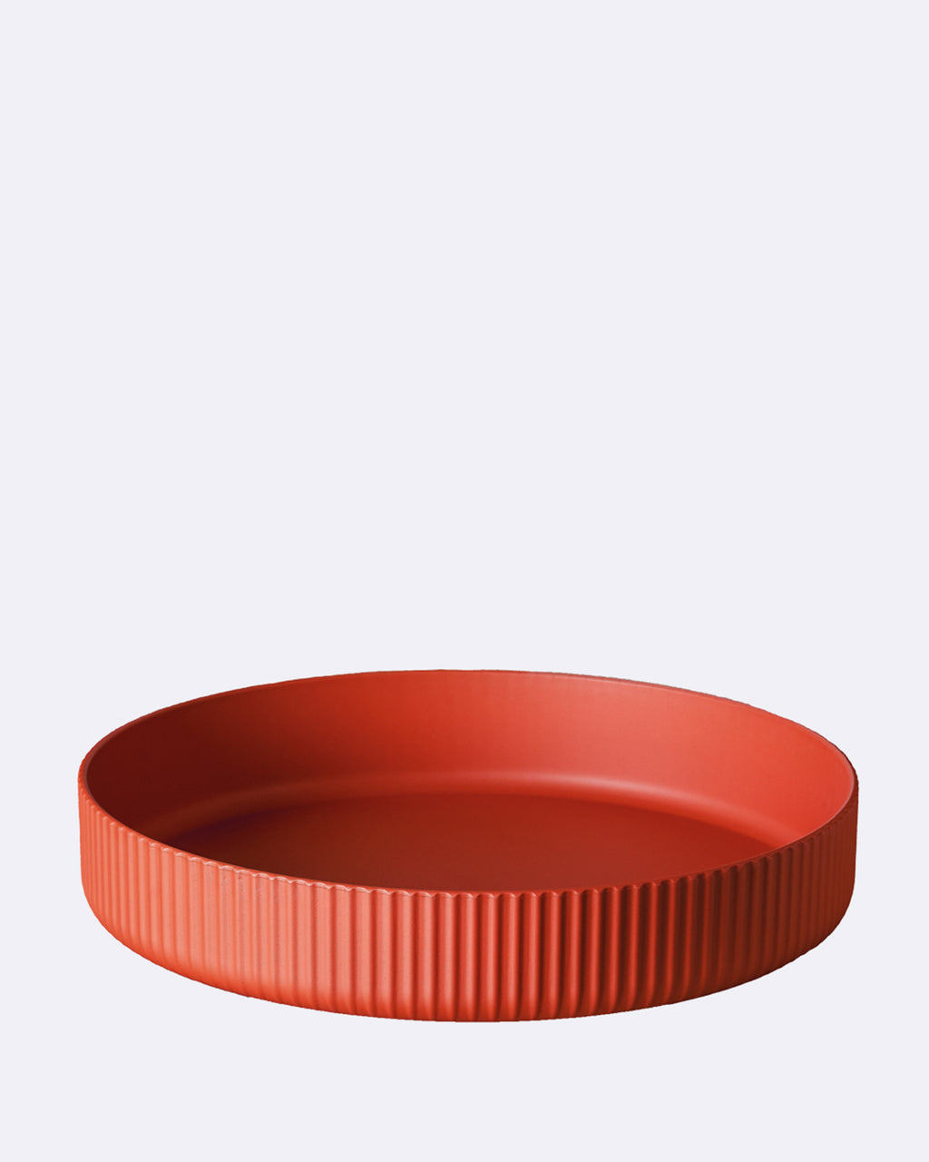 Assiette de service de luxe en terre cuite
