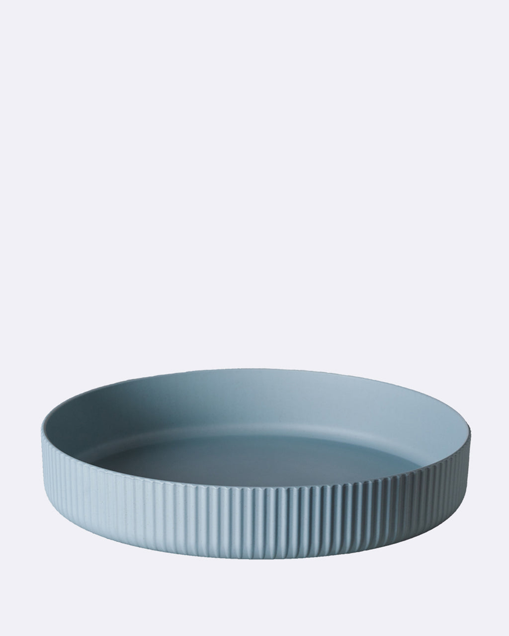 Assiette de service de luxe bleu poudre