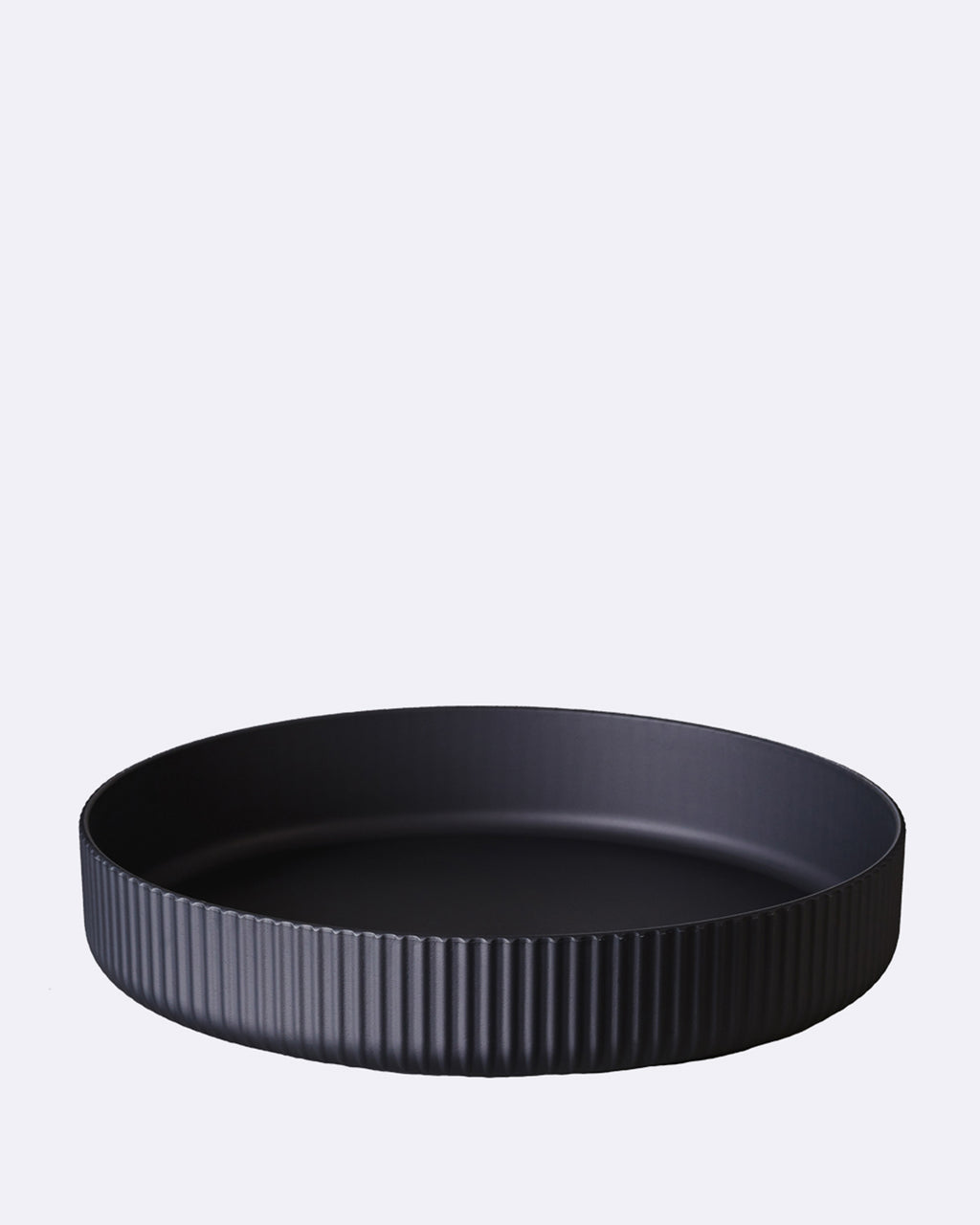 Assiette de service de luxe gris foncé