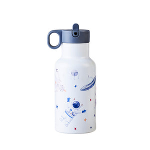 Nachhaltige Thermosflasche für Kinder - 350 ml - bioloco sky kids - Roboter - Astronaut - Weltraum