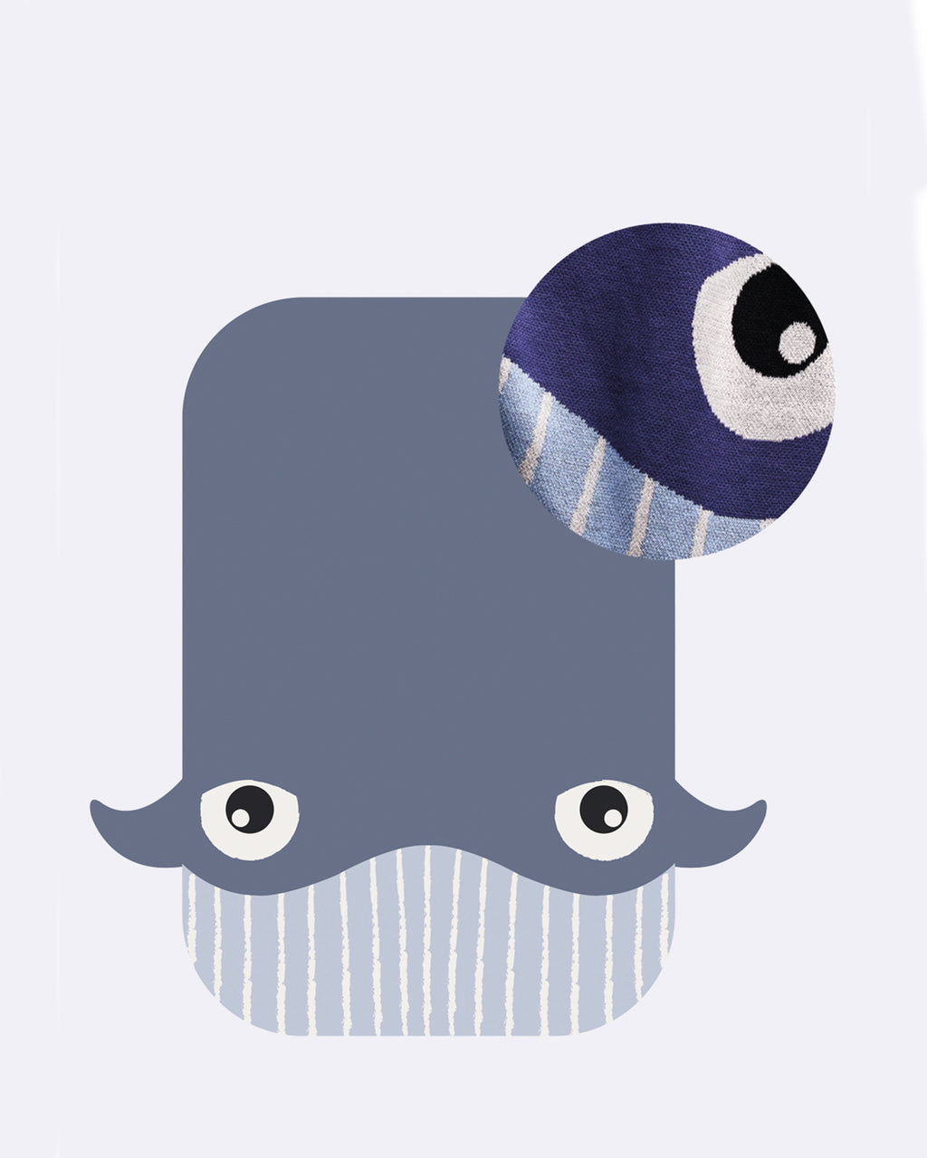 Couverture pour enfants baleine