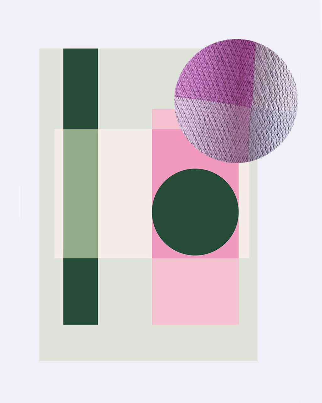 Couverture aux formes colorées