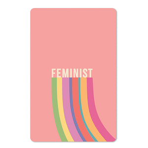 Mini Postkarten - 8,5 x 13,5 cm - Sprüche - umweltfreundlicher Karton - feminist