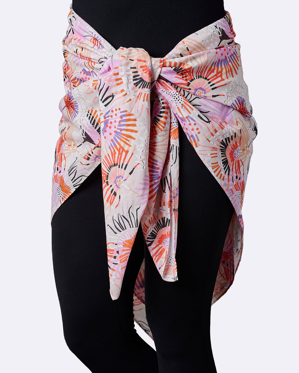 Organic beach pareo jungle fever