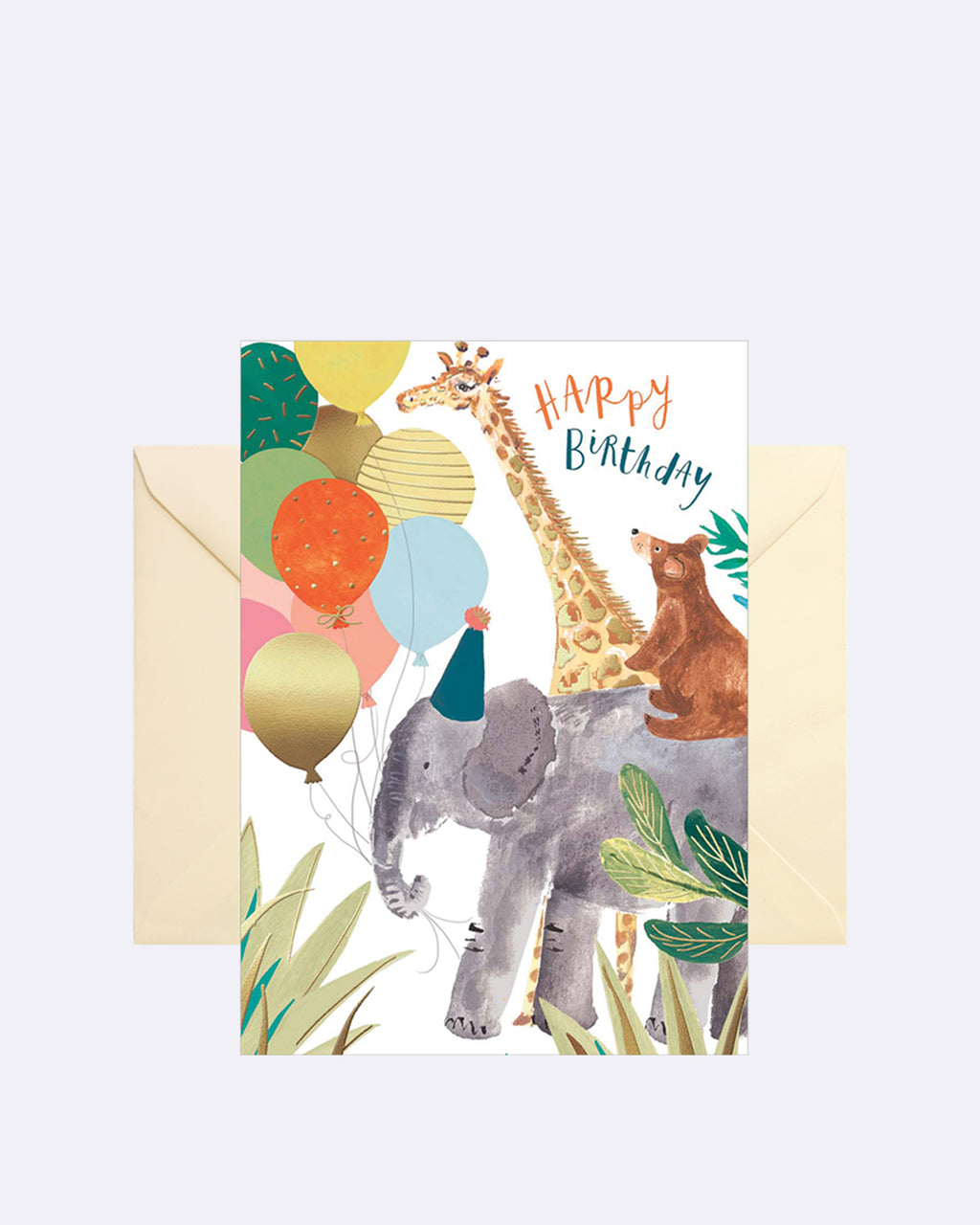 Carte double Joyeux anniversaire