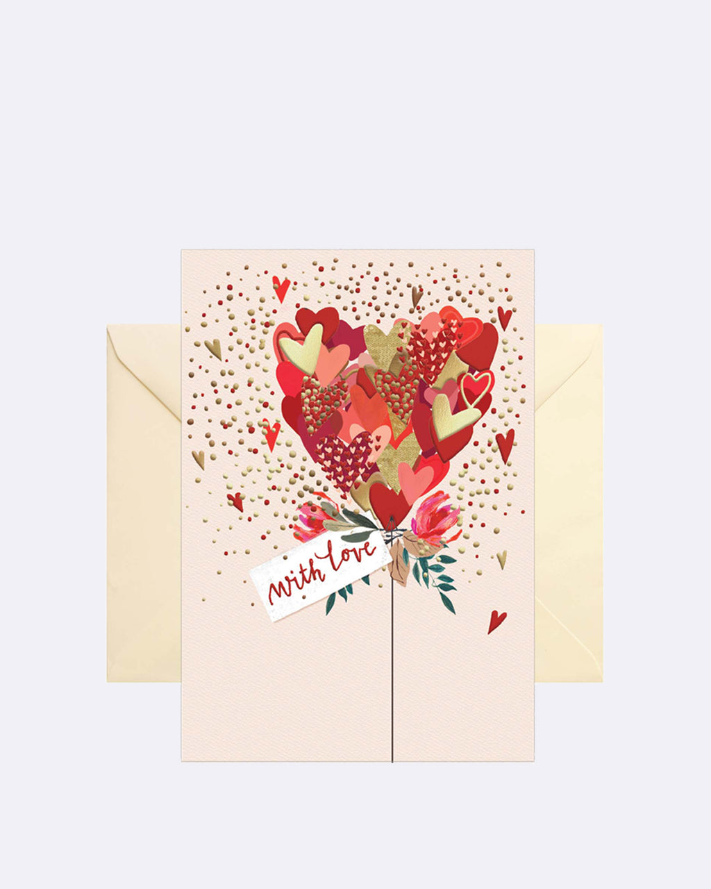 Doppelkarte - With Love
