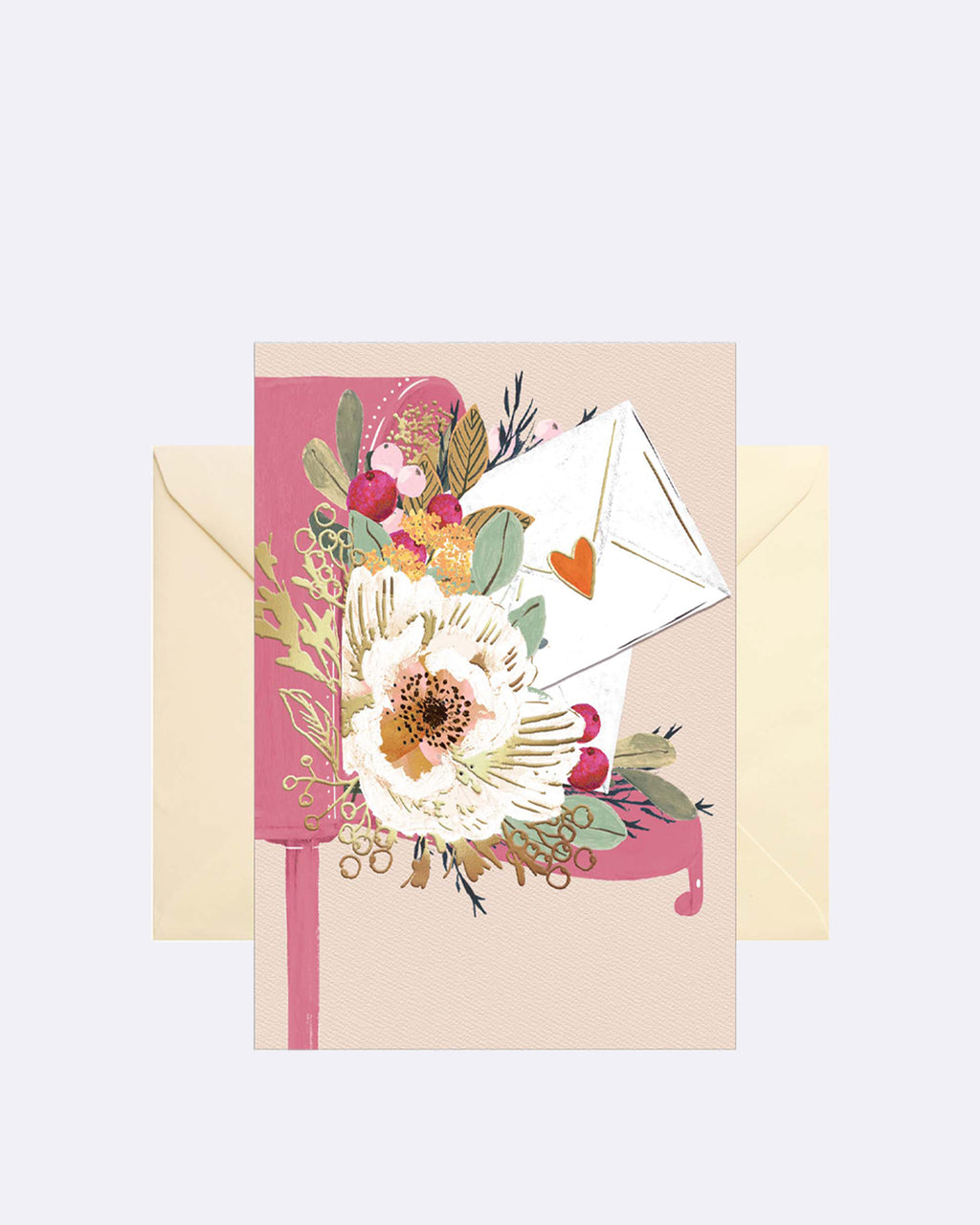 Double card - Flowers mailbox