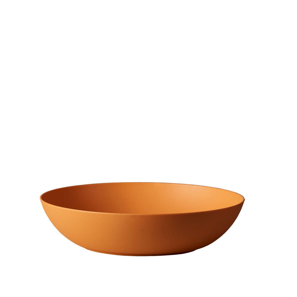 Nachhaltiger Suppenteller - 20 x 5 cm - Teller aus PLA - orange