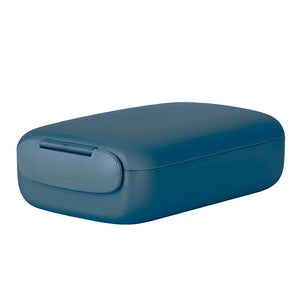 Nachhaltige Lunchbox - Brotdose aus PLA - bioloco plant urban lunchbox rectangle - blau