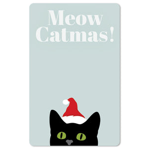 Mini Postkarten - 8,5 x 13,5 cm - Weihnachten - umweltfreundlicher Karton - meow catmas