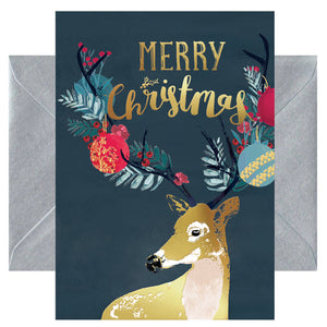 Hochwertige Weihnachtskarte - Grußkarte mit farbigen Umschlag - Weihnachten - merry christmas