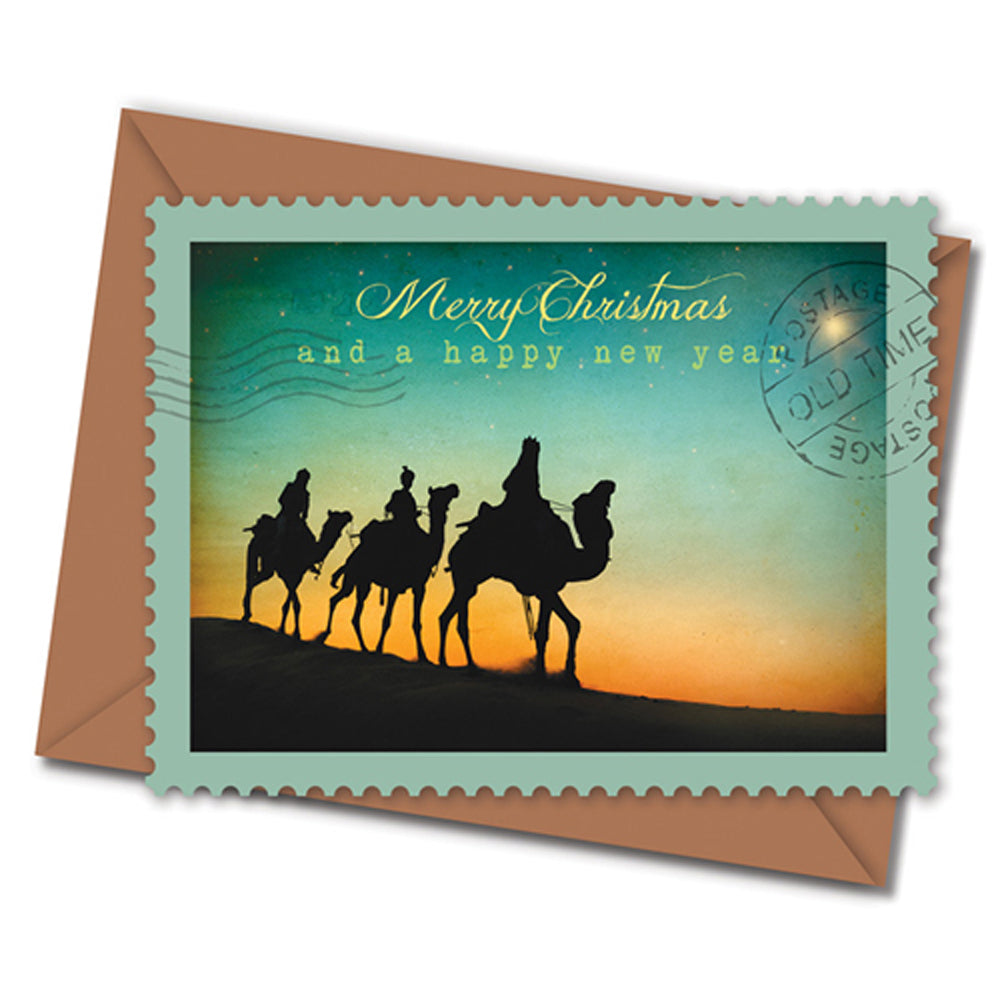 Weihnachtskarte - Postkarte mit Umschlag - Weihnachten - Frohe Weihnachtszeit