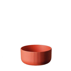 Nachhaltige kleine Kunststoffschüssel - 13,5 x 7 cm - aus PLA - rot