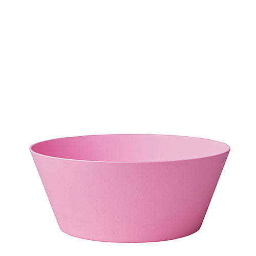 Nachhaltige Salatschüssel - Schüssel aus PLA - 25 x10 cm - pink
