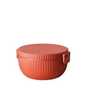 Runde Lunchbox aus nachhaltigem PLA - bioloco plant deluxe bowl