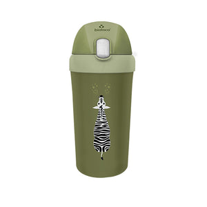 Nachhaltiger Trinkbecher für Kinder - 400 ml - bioloco plant - Zebra