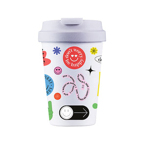 Nachhaltiger Kaffeebecher to go - bioloco plant easy cup - 350 ml