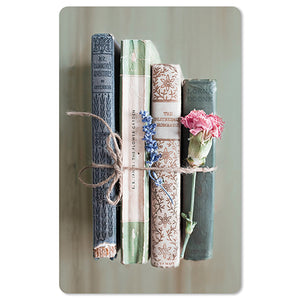 Mini Postkarten - 8,5 x 13,5 cm - verschiedene Motive - umweltfreundlicher Karton - Bücher