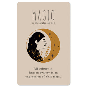 Mini Postkarten - 8,5 x 13,5 cm - verschiedene Motive - umweltfreundlicher Karton - magig is the origin of life