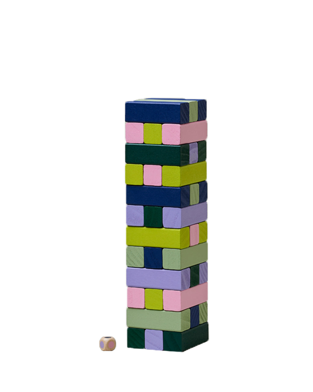 wooden tumbling tower - quiet player