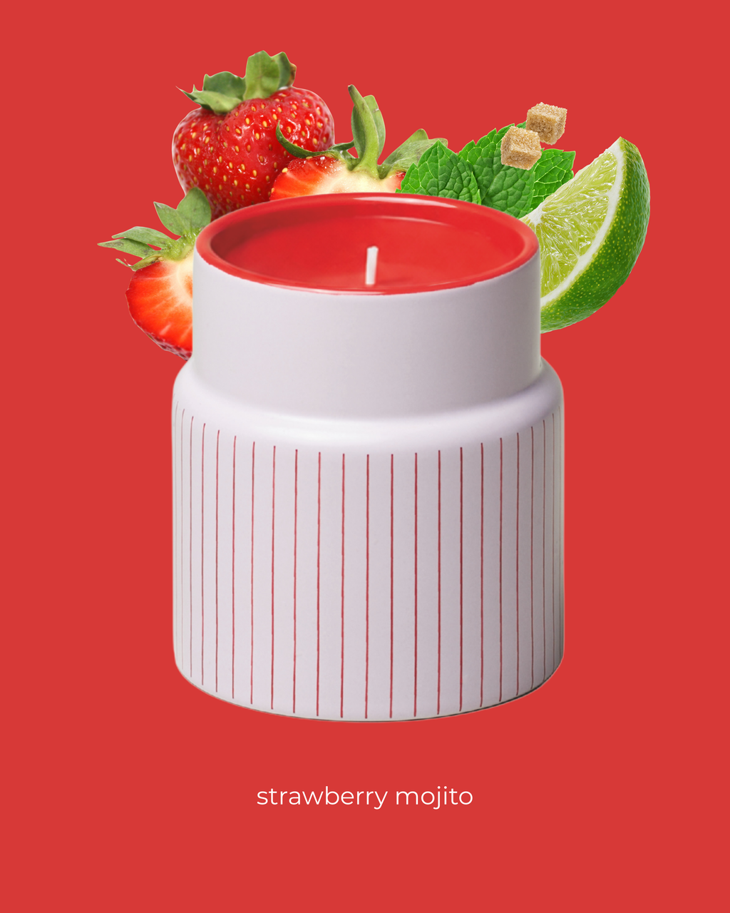 GOOD MOOD Duftkerze -  strawberry mojito