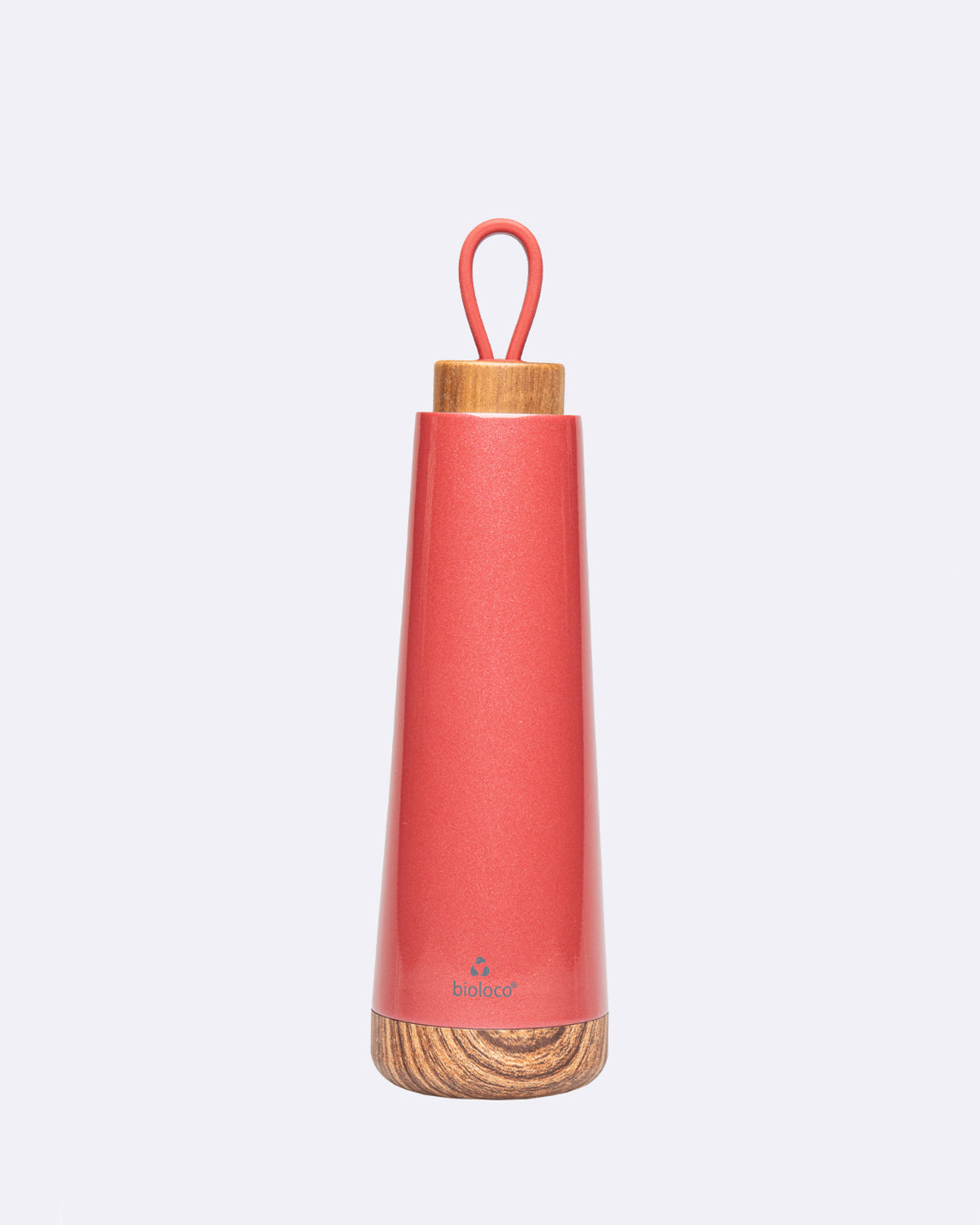 Thermosflasche Edelstahl - bioloco loop kirschrot - 500ml - nachhaltig