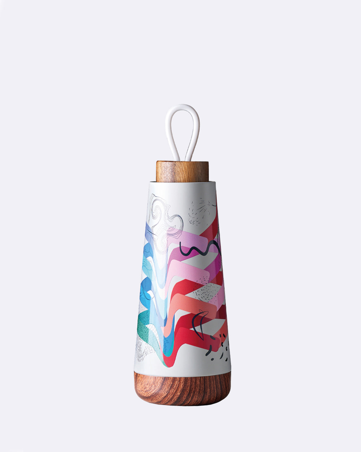 Thermosflasche für Kinder - 350 ml - bioloco loop mini  colorful mind | chic.mic