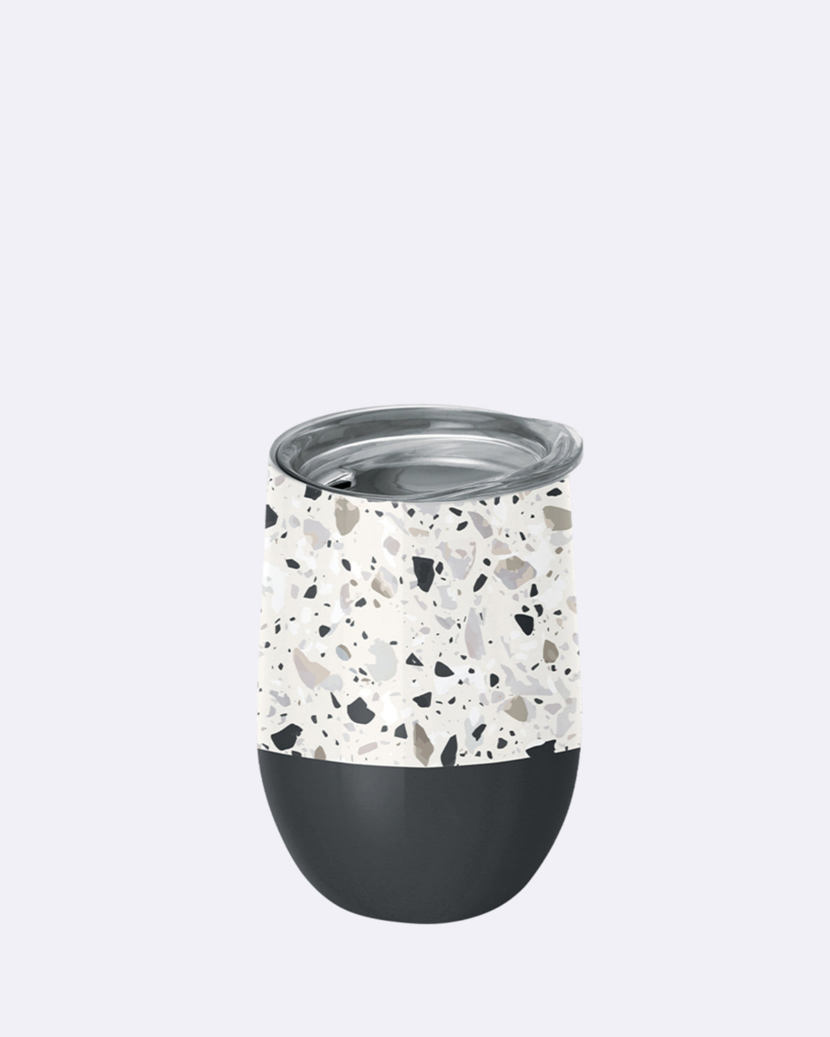 Thermobecher aus Edelstahl - bioloco office - 420ml - ideal fürs Büro - terrazzo
