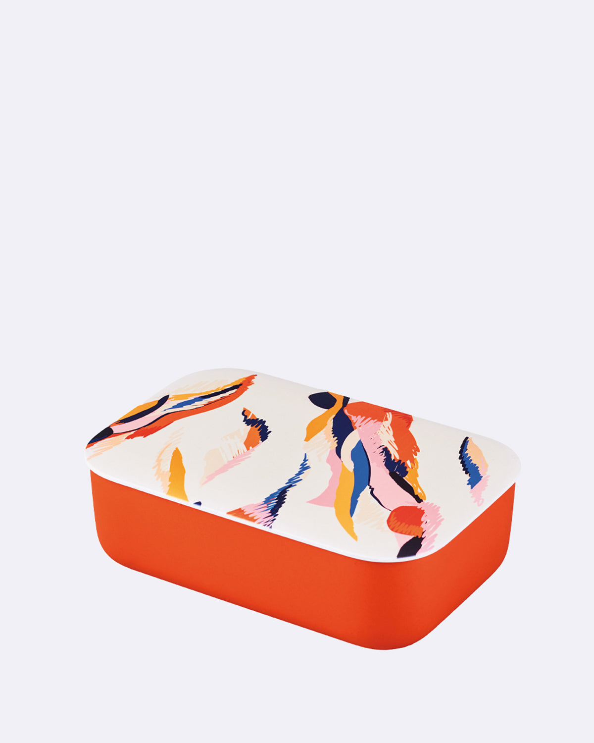 Nachhaltige Lunchbox - Brotdose aus PLA - bioloco plant classic lunchbox - abstract pattern
