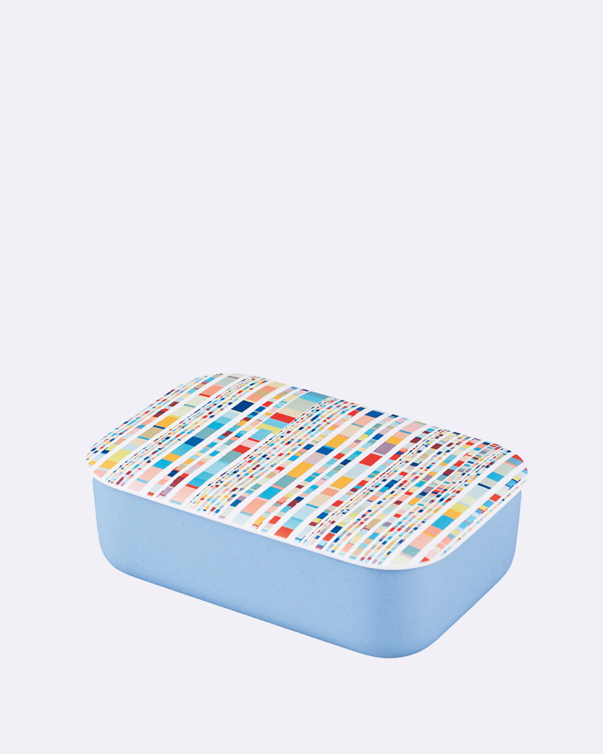 Nachhaltige Lunchbox - Brotdose aus PLA - bioloco plant classic lunchbox - white pattern
