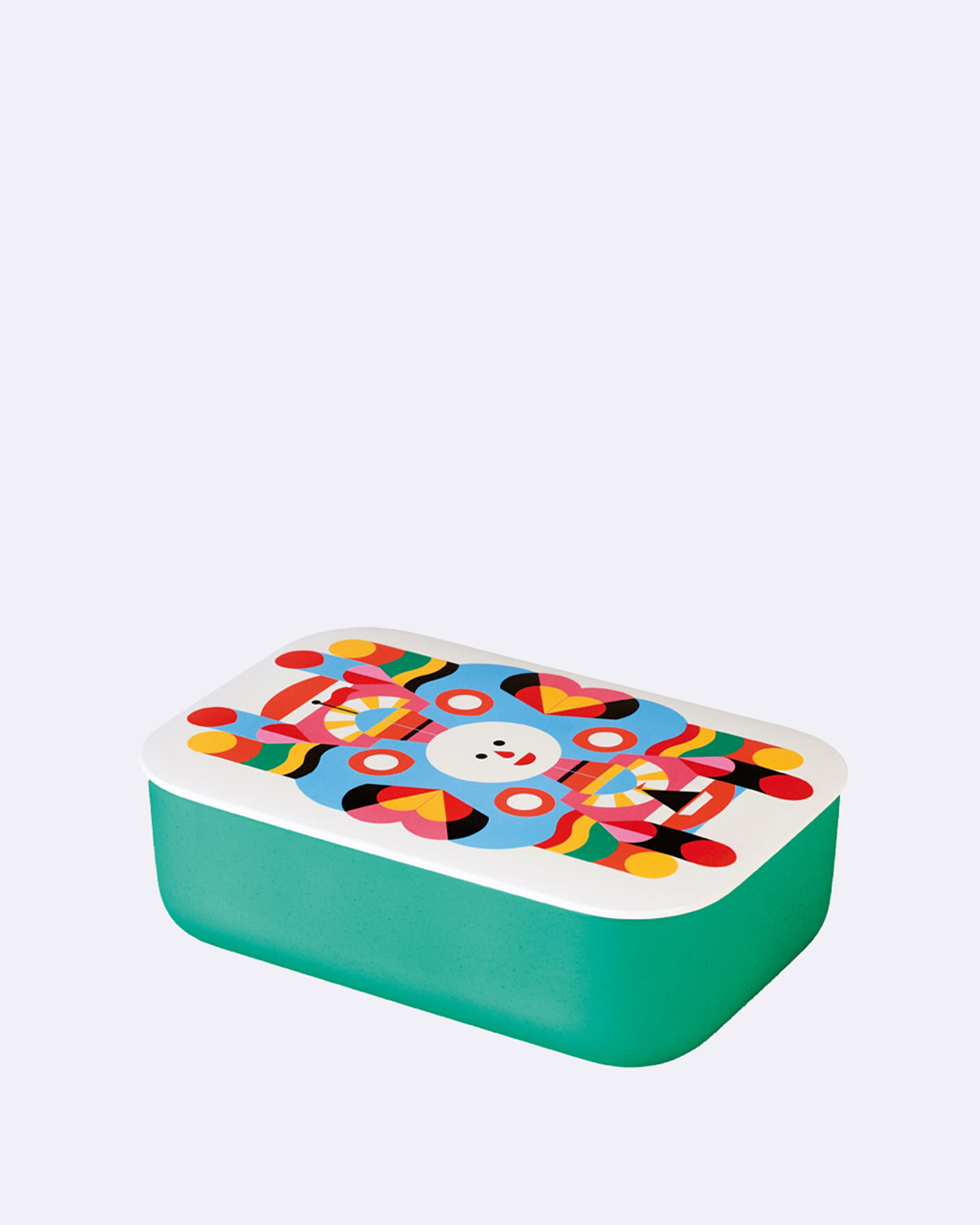 Nachhaltige Lunchbox - Brotdose aus PLA - bioloco plant classic lunchbox - have a nice day - Illustration