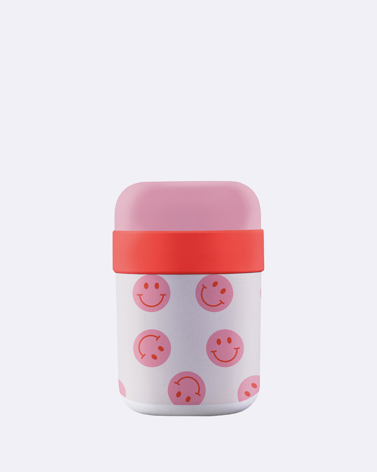 Thermobehälter aus nachhaltigem PLA - Zwei Kammern (500ml+200ml) - bioloco plant lunchpot - good morning - Smileys