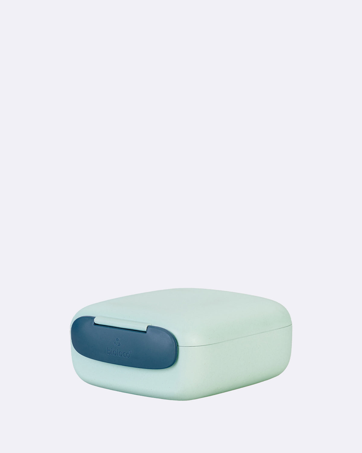 Brotdose für Kinder aus nachhaltigem PLA - bioloco plant urban lunchbox mini square morning mist