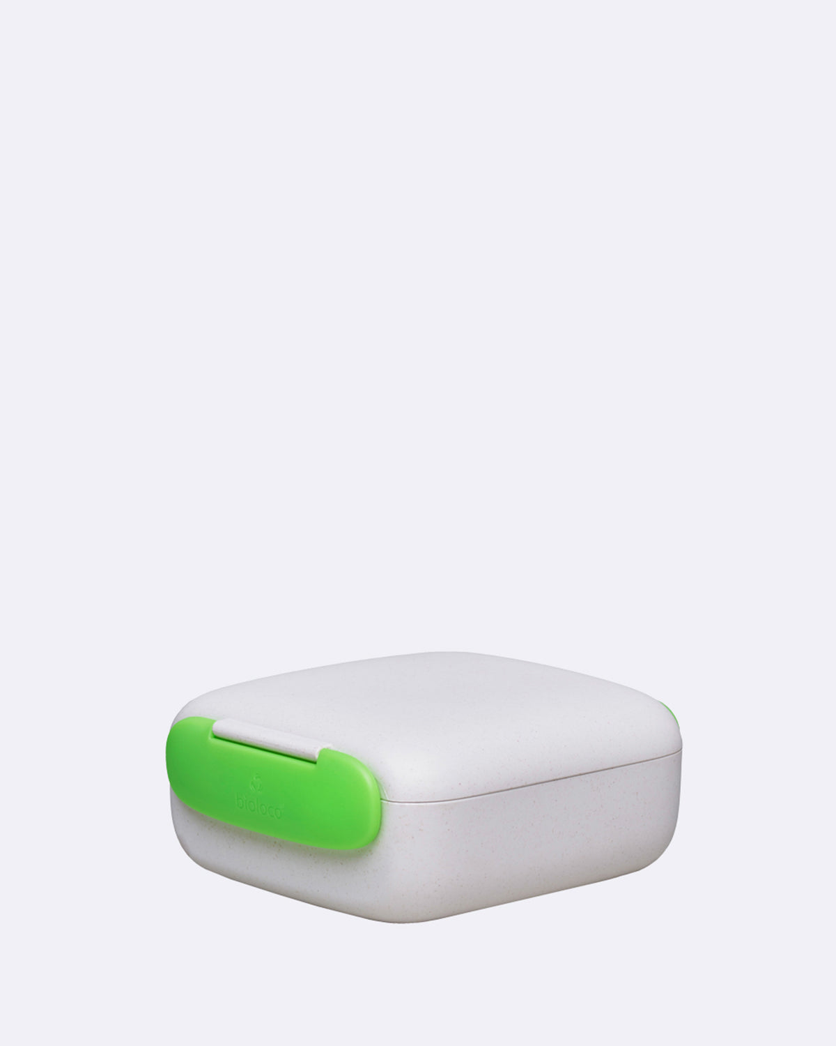 Brotdose für Kinder aus nachhaltigem PLA - bioloco plant urban lunchbox mini square bodacious green