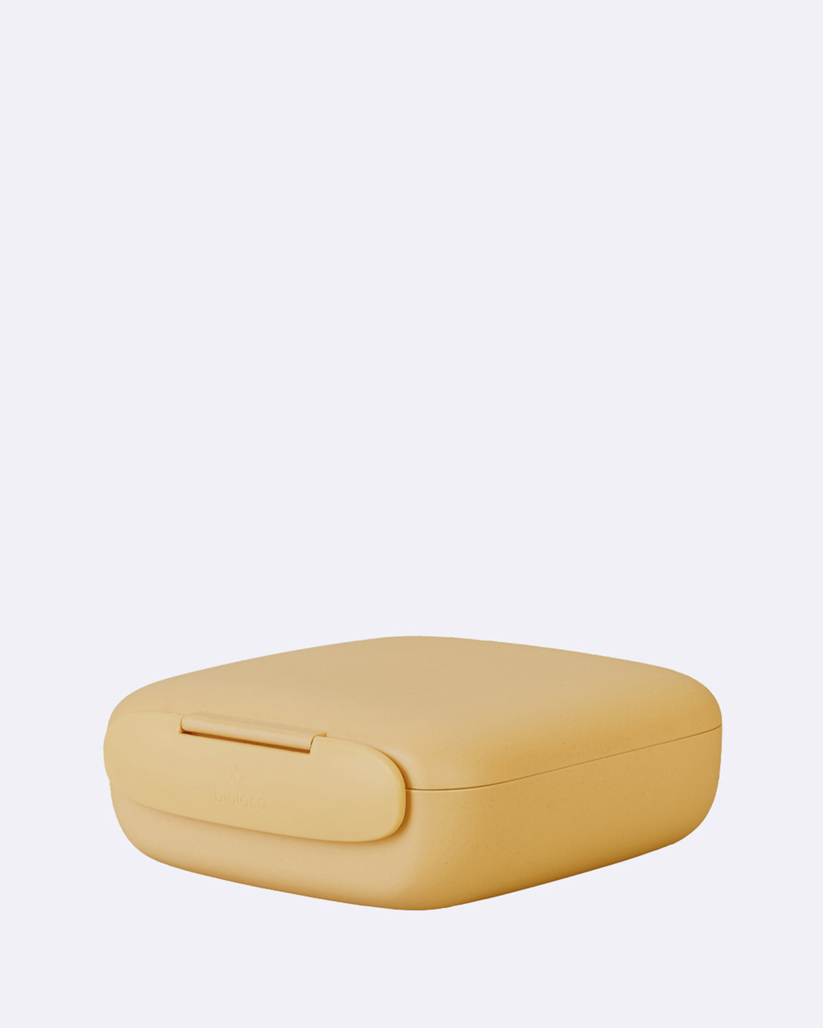 Nachhaltige Lunchbox - Brotdose aus PLA - bioloco plant urban lunchbox square honey - gelb