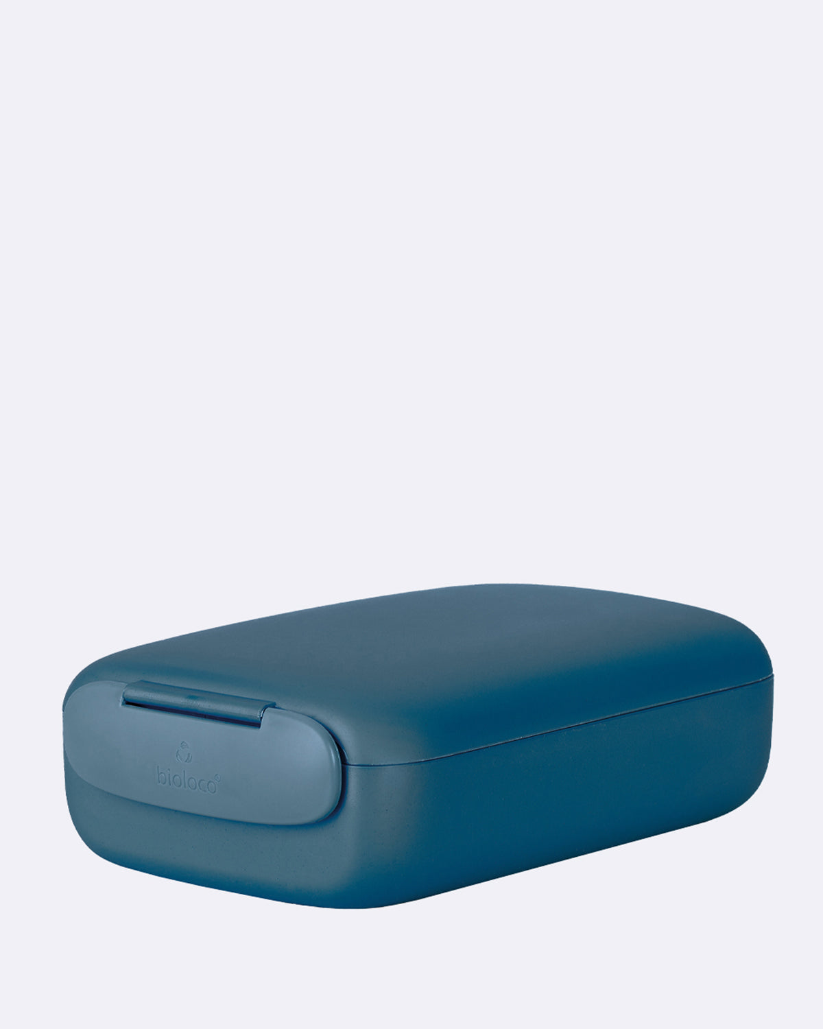 Nachhaltige Lunchbox - Brotdose aus PLA - bioloco plant urban lunchbox rectangle midnight - blau