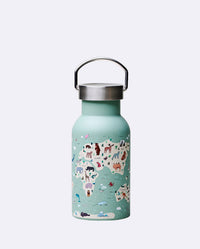 bioloco sky kids Thermoflasche animal map