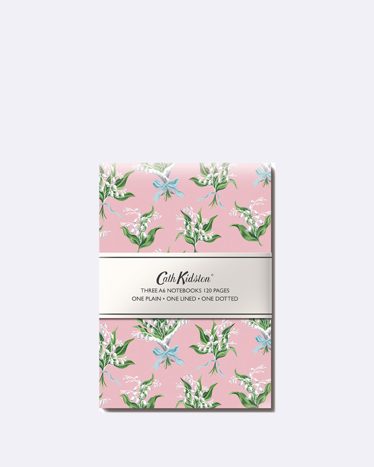 Notizbuch in rosa mit Blumenmuster