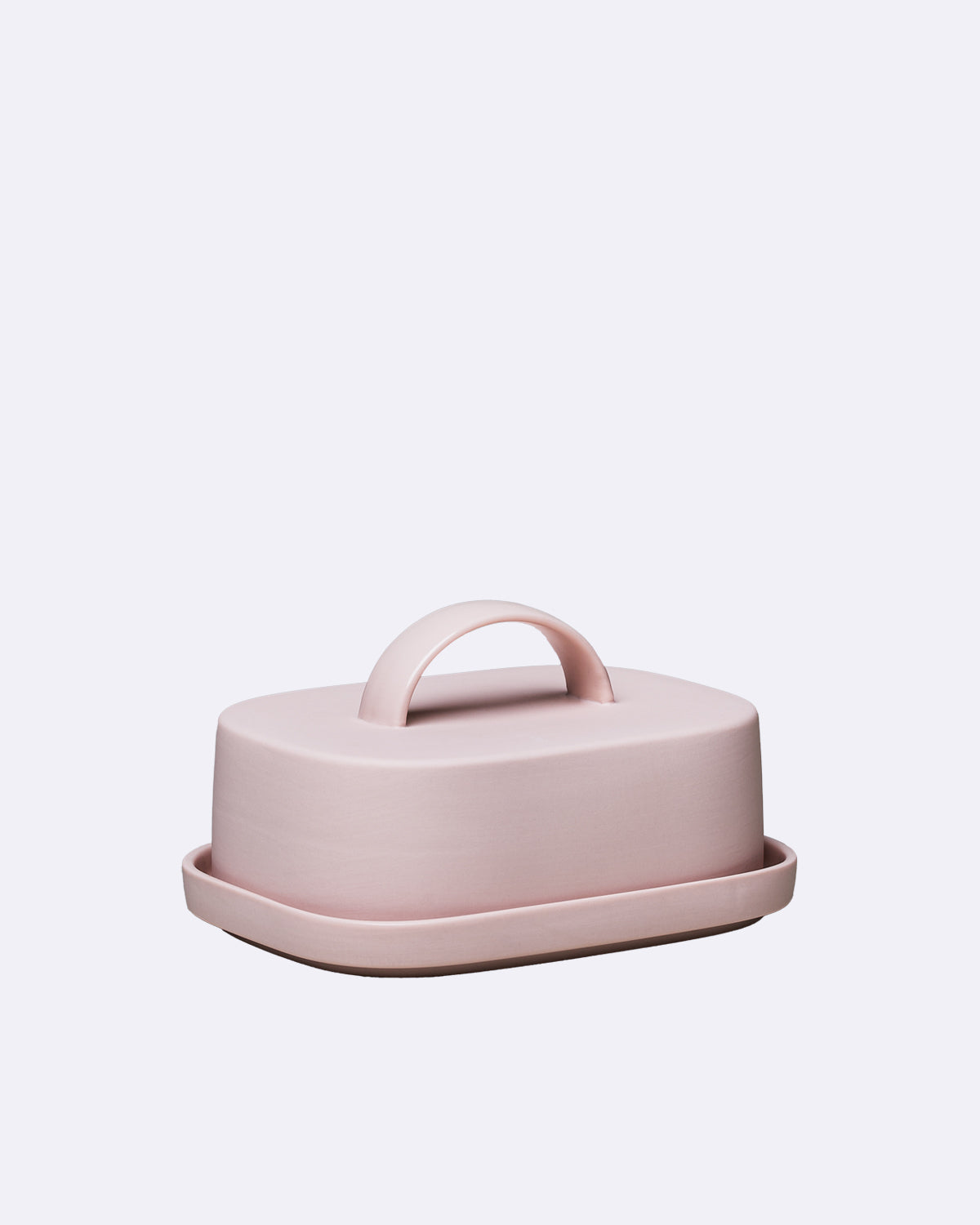 Porzellan Butterdose Rosa