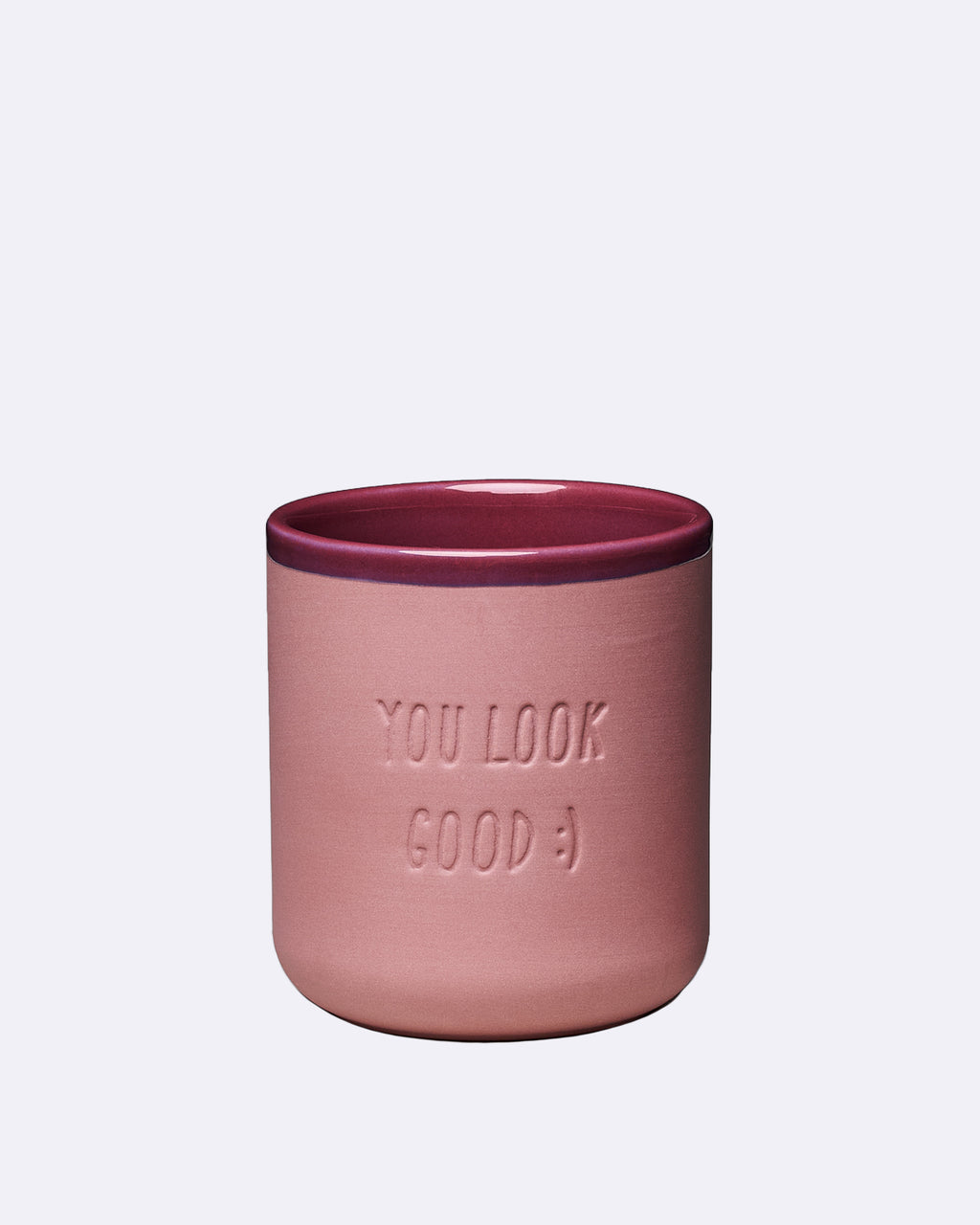 GOOD MOOD Porzellantasse -  YOU LOOK GOOD