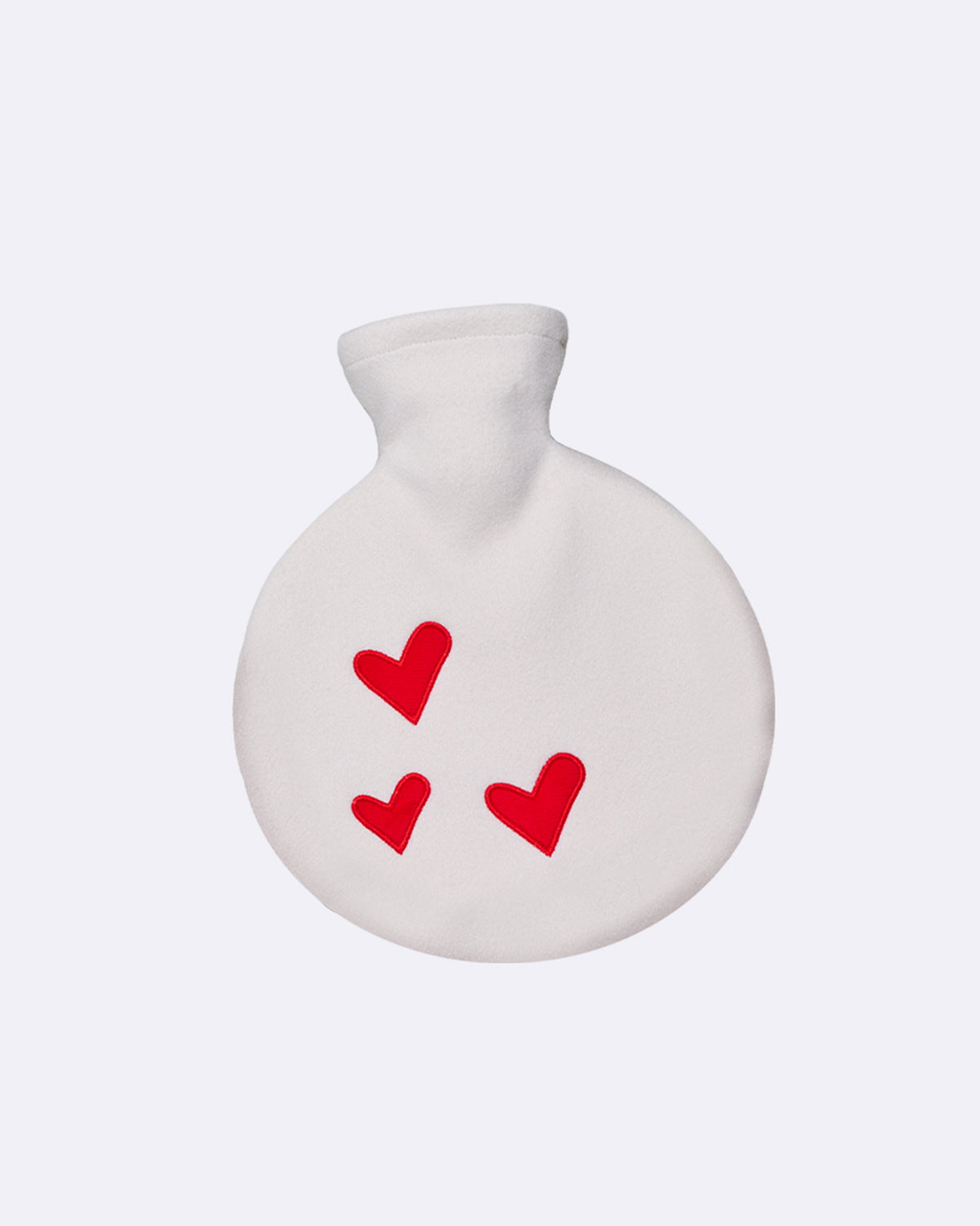 Bezaubernde Wärmflasche für kuschelige Momente - hot water bottle - heartwarming - 650 ml - Hitzekissen mit Herzmuster - Herzen