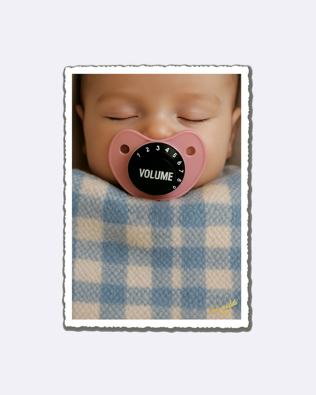 Impossible Card Postkarte - sleeping baby