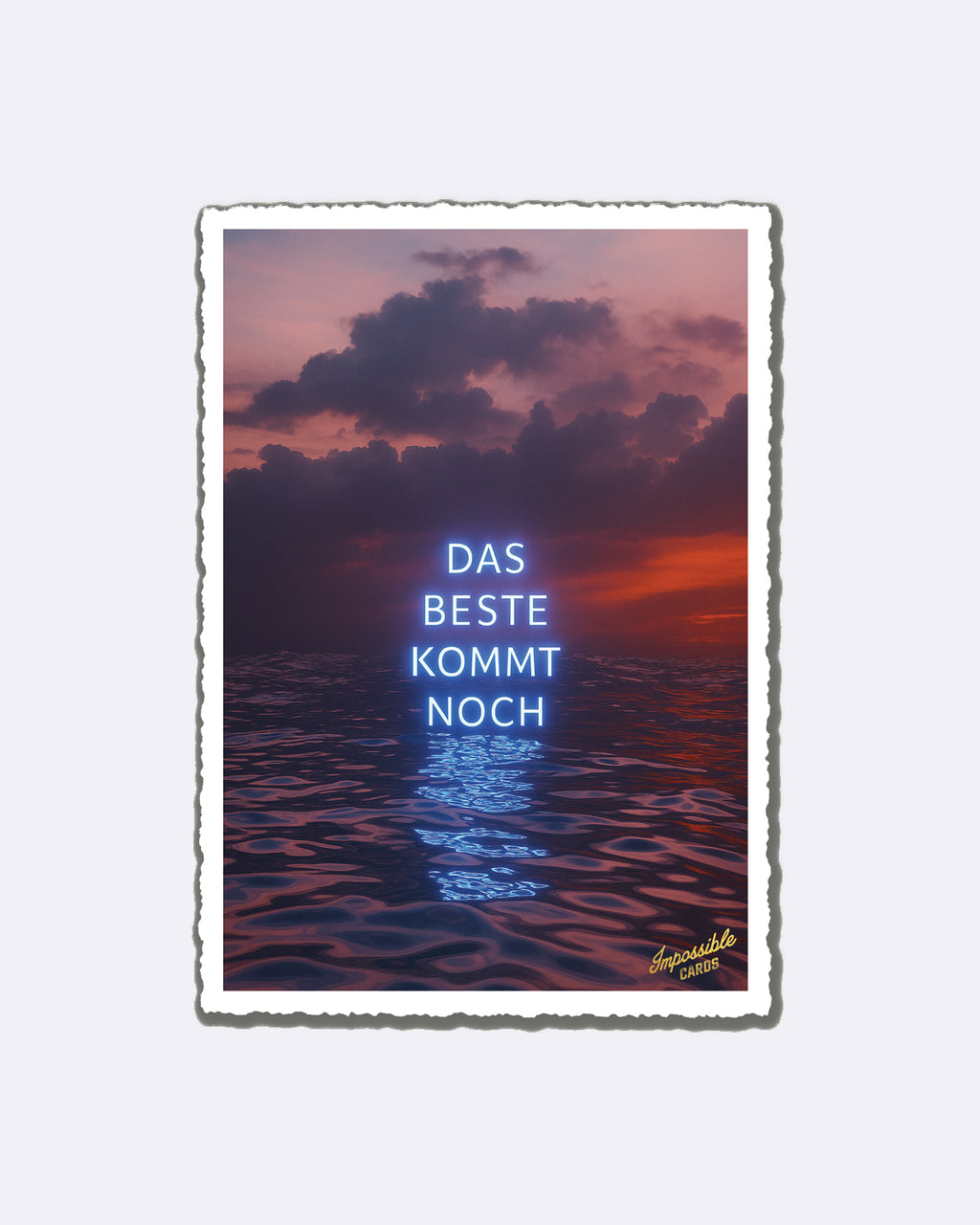 Impossible Card Postkarte - Das Beste kommt noch
